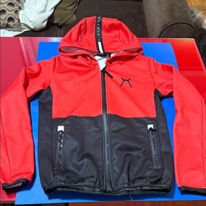 Hardskin | Italian Triathlon Brand | Red and Black Hoodie